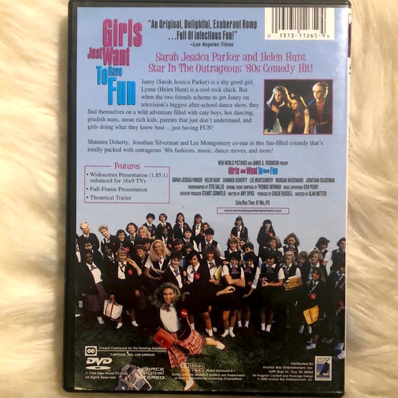 GIRLS JUST WANT TO HAVE FUN DVD - Picture 2 of 2